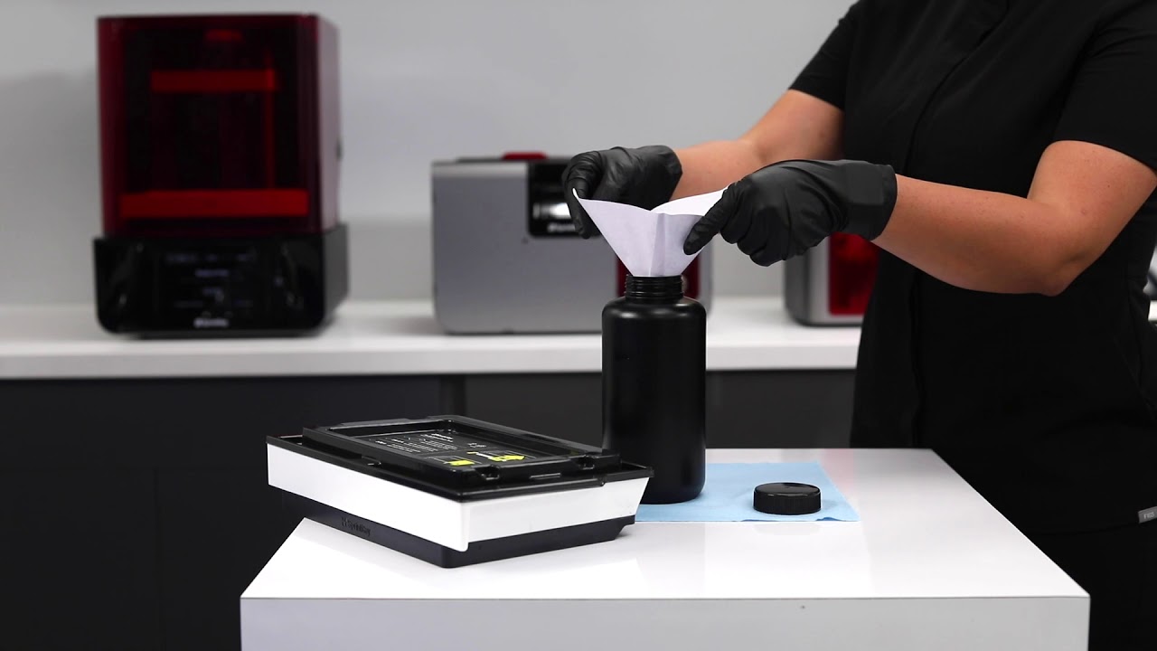Resin storage and filtering - SprintRay Pro 3D Printer