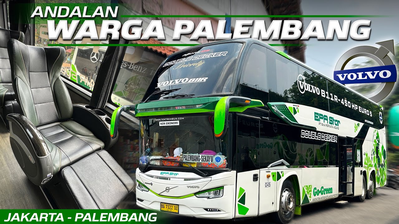 PANTESAN PENUMPANGNYA FULL TERUS, TERNYATA...‼️Trip Jakarta - Palembang with Epa Star Double Decker