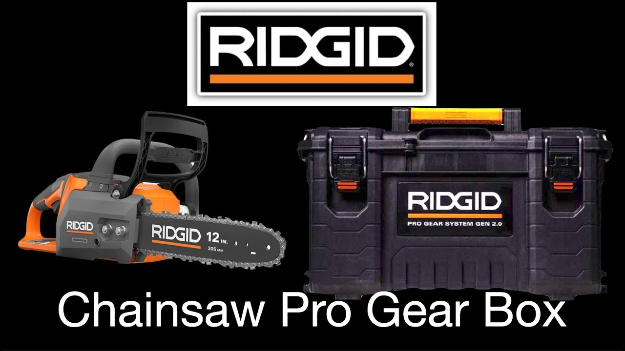 Ящик для переноски бензопилы Ridgid
