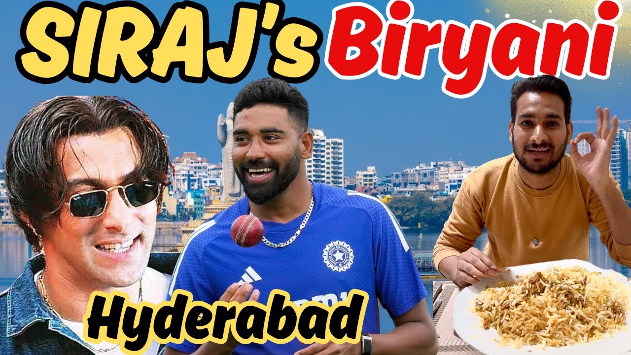 Salman Khan’s Favourite City ! Aisi Ummid Nahi thi 🥱 Mohammed Siraj ki Biryani “JOHARFA” Hyderabad 