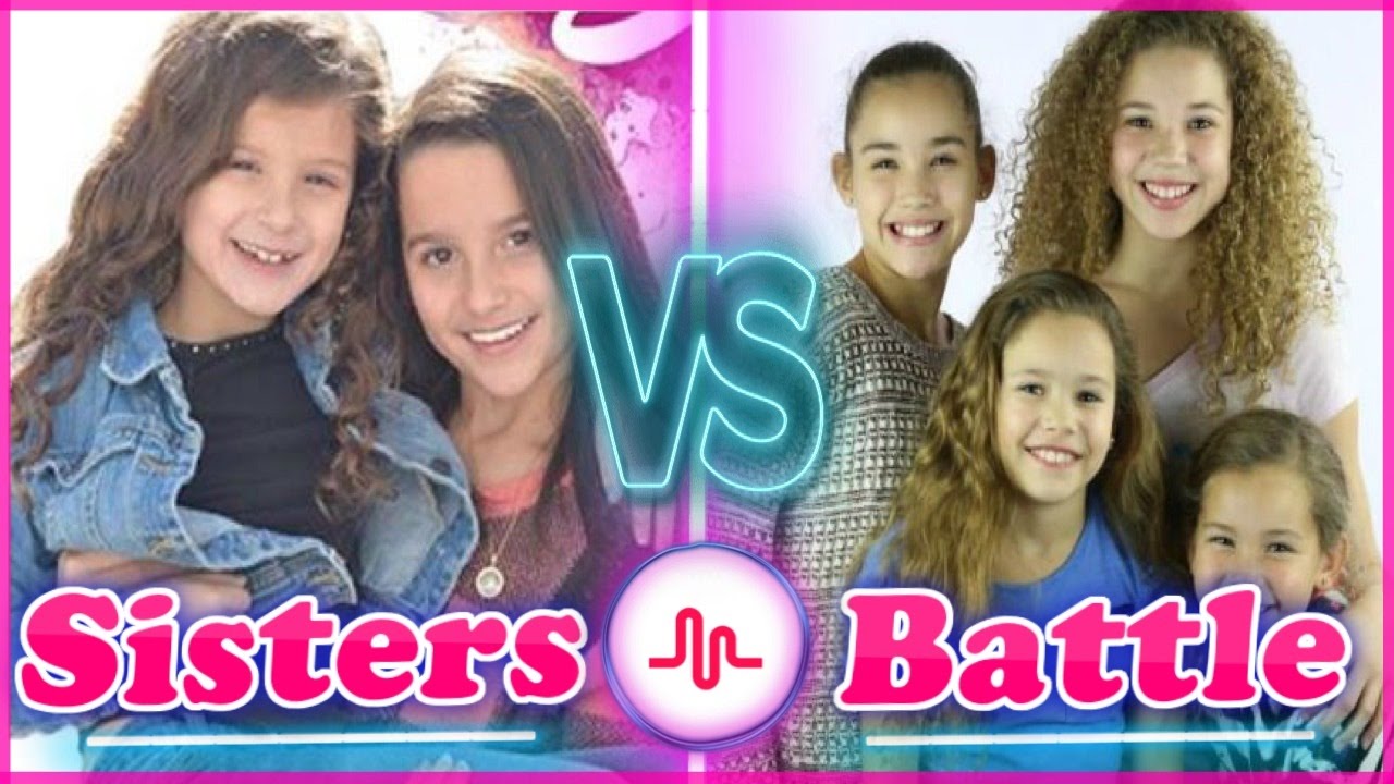 Haschak Sisters VS Annie Leblanc and Hayley Leblanc Musical.ly Battle |