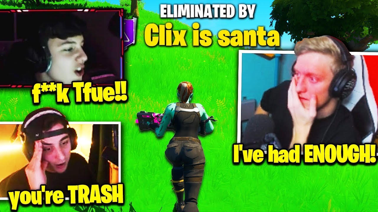 TFUE & CLOAKZY *HUGE FIGHT* after CLIX *GRIEFS* THEM in TOURNAMENT! (Fortnite)