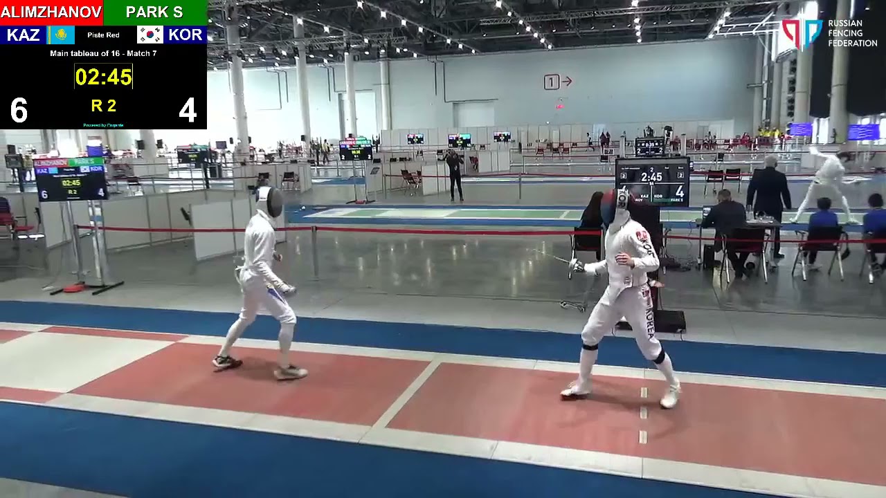 Kazan 2021 SME - L16 - Alimzhanov KAZ v Park KOR