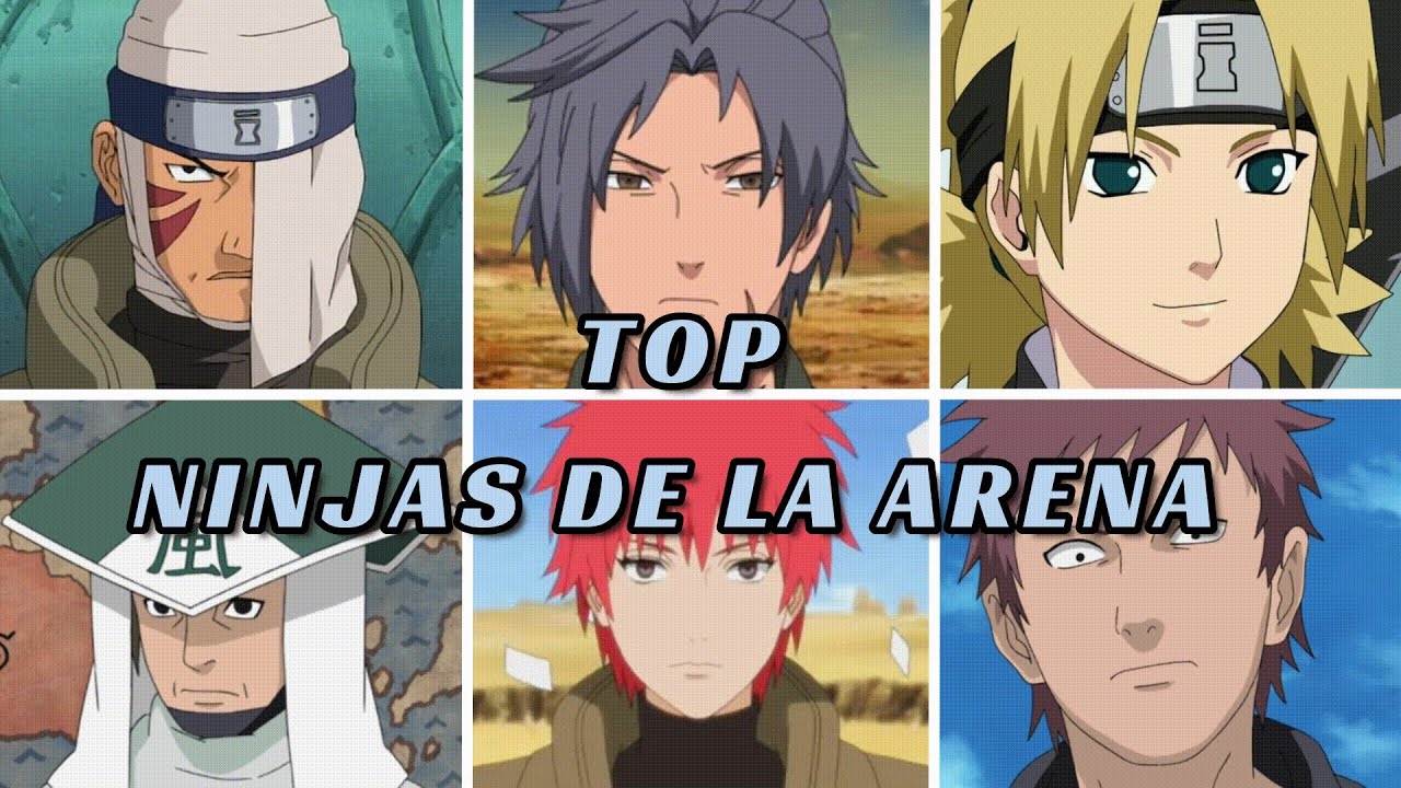 LOS 10 NINJAS MAS FUERTES DE LA ALDEA DE LA ARENA (SUNAGAKURE) #naruto #narutoshippuden #boruto