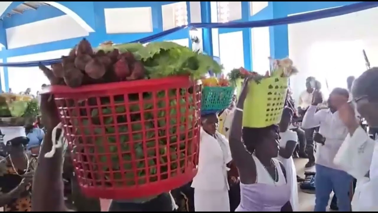 Offrande, Fete notre Dame d’altagrace de Sequin Sud’Est D’Haiti