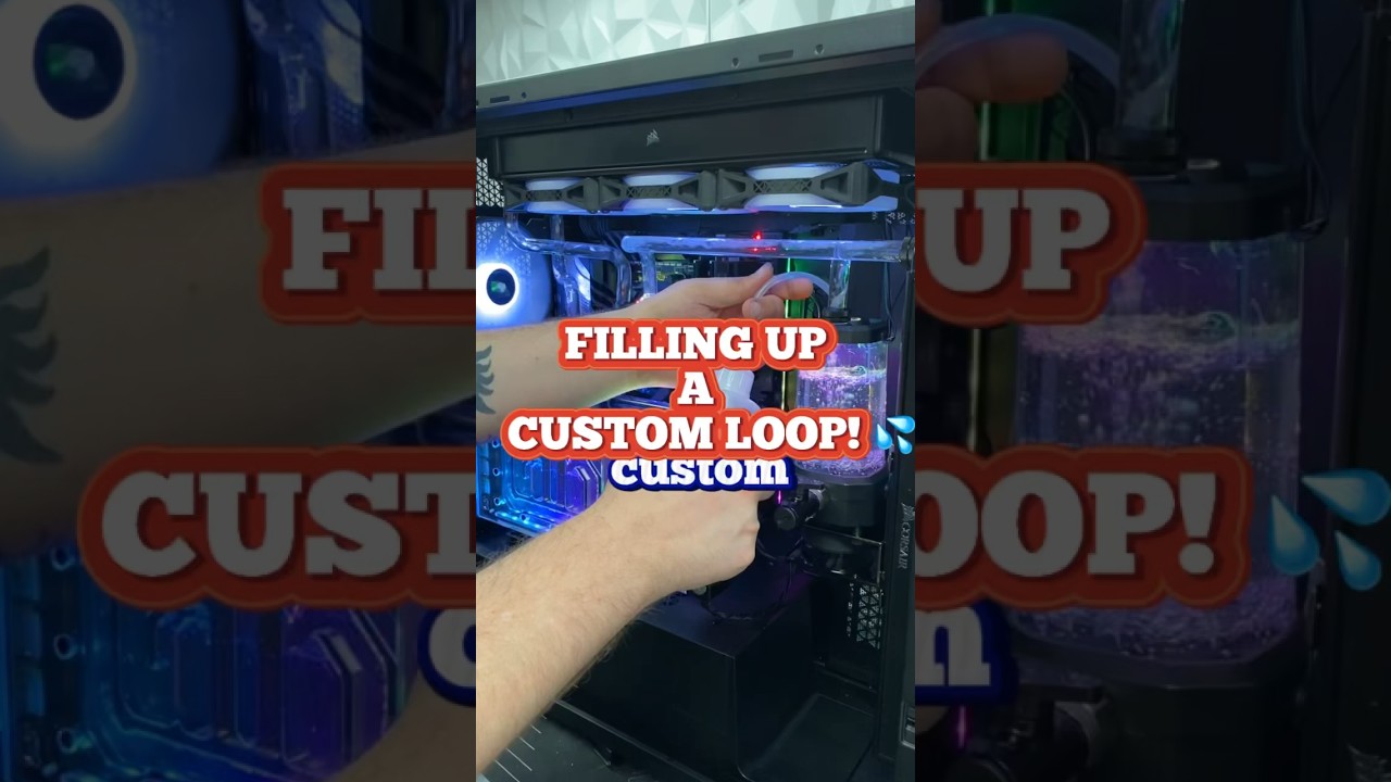 Are custom loops worth it?! 🥵 #tech #watercooling #pcrepair #gamingpc #pcbuild