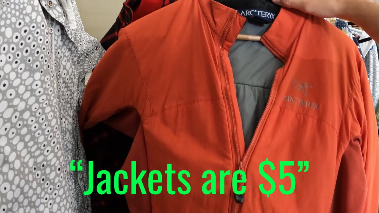 $5 Arc’teryx Jacket Found At Garage Sale! Thrifting/Garage Sale Haul!