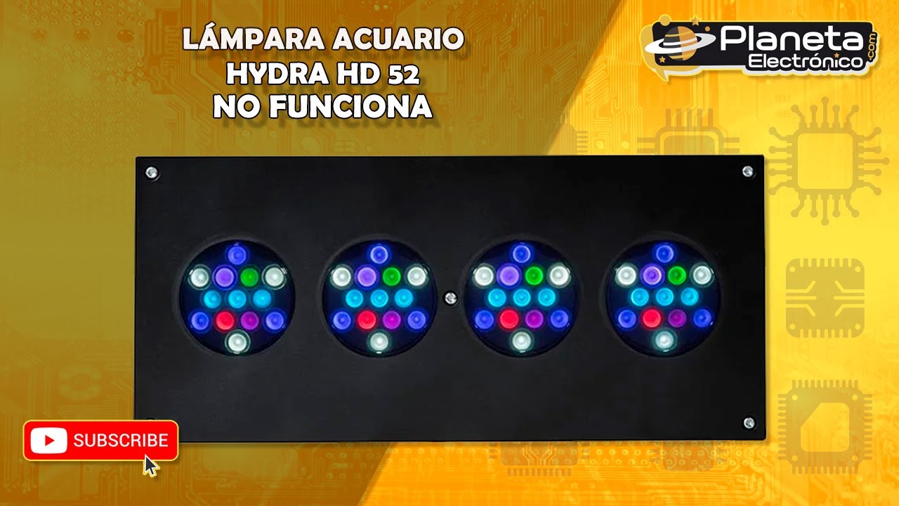 Lámpara de Acuario HYDRA HD 52 NO FUNCIONA