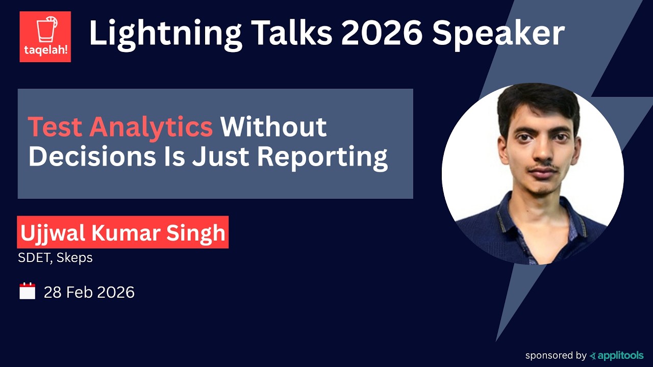 Test Analytics Without Decisions Is Just Reporting by Ujjwal Kumar