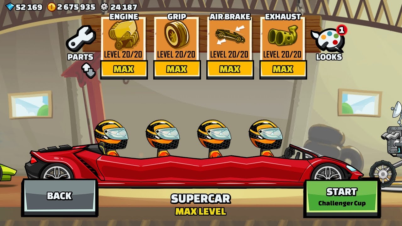 Hill Climb Racing 2 VERY LONG Super Car and World Record in CITY GamePlay