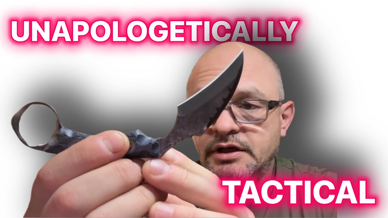 Керамбит T. Kell FLN. Первый дизайн @NeevesKnives. Нож для самообороны EDC @TkellKnives.