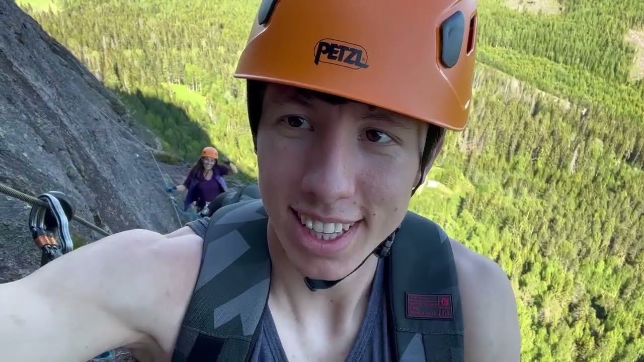 Climbing Skuleberget in Northern Sweden - Via Ferrata