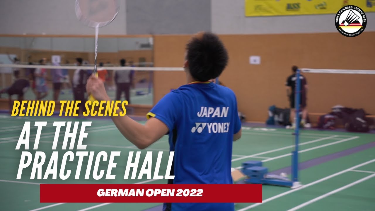 Behind the Scenes: Kento Momota and Team Japan at the Practice Hall