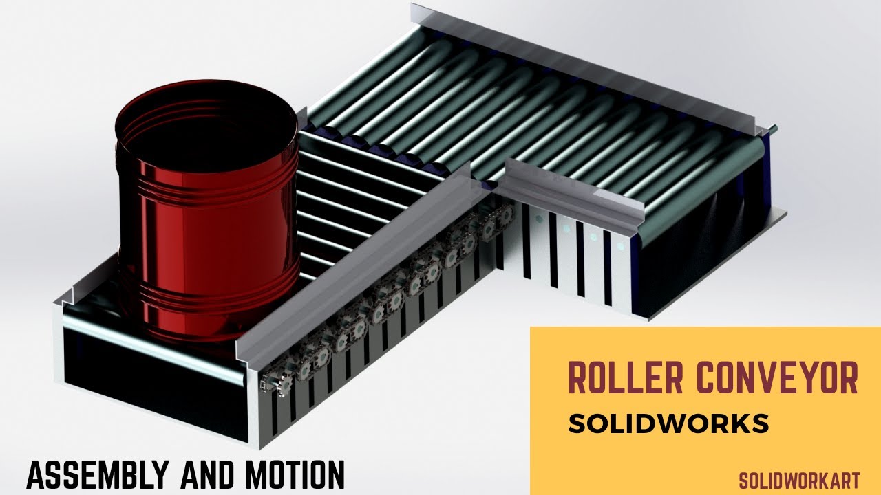 Roller Conveyor Assembly And Motion