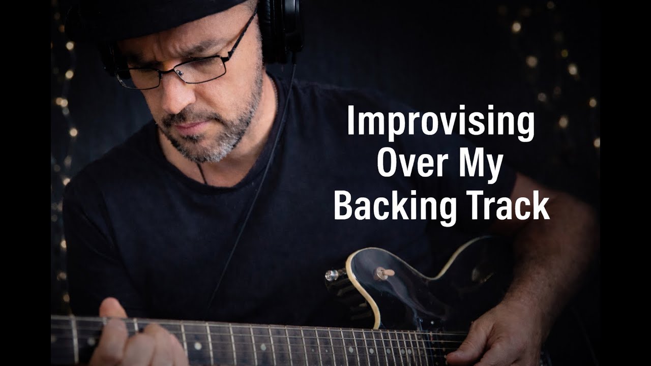 Demo of A blues backing track soloing with just pentatonic scale.