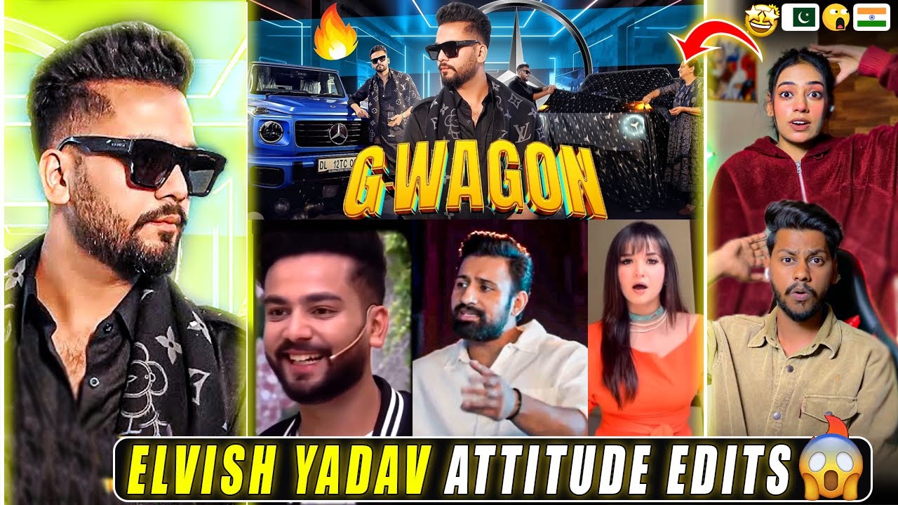 Reaction on Elvish Yadav G-Wagon Edits 😈| elvish Attitude Moments 🔥😈
