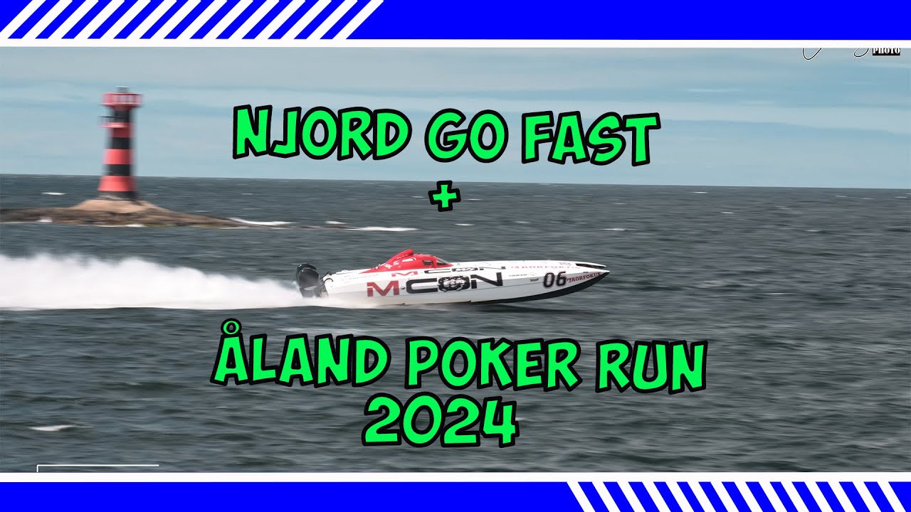 Njord Go Fast + Åland Poker Run 2024 BIG BOY OFFSHORE RACING | MCON | APACHE | CIGARETTE | SKATER
