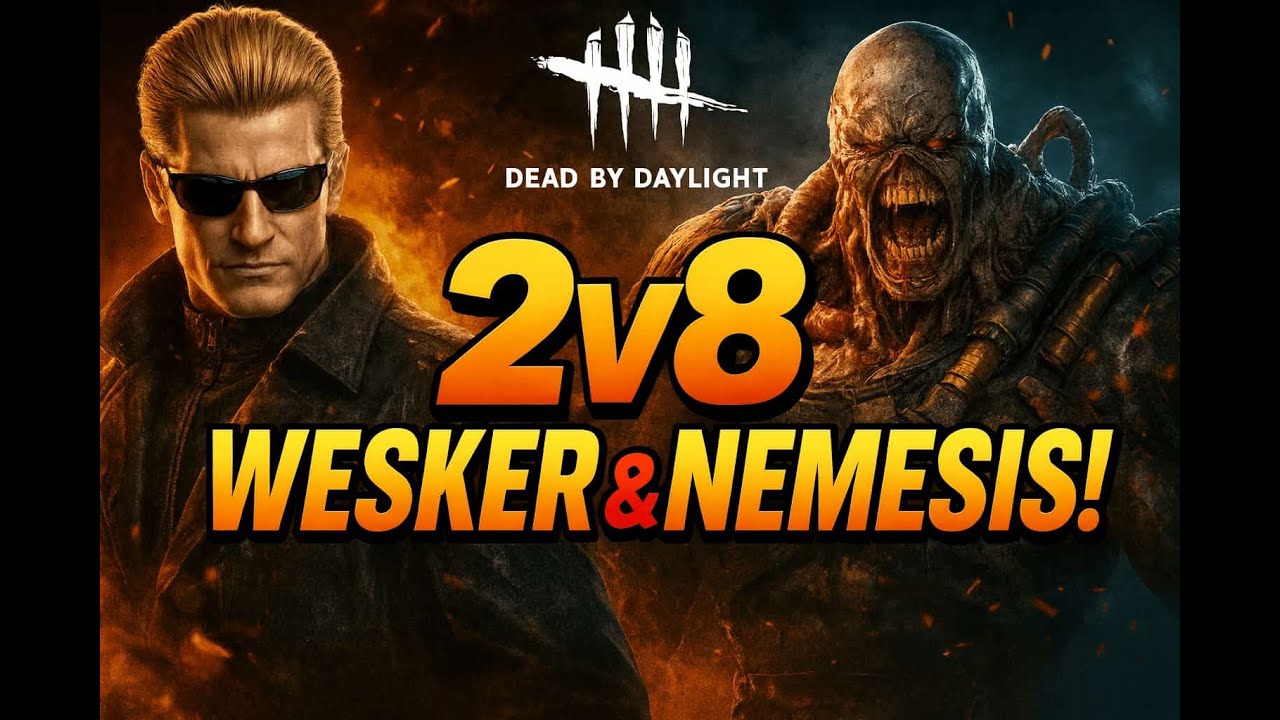 Wesker + Nemesis = CHAOS TOTAL en 2v8 (PTB) | DEAD BY DAYLIGHT