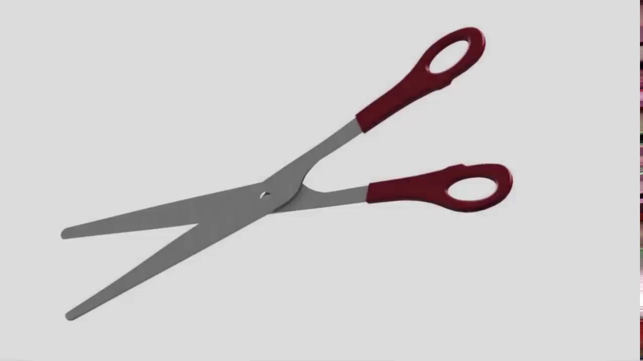 Creating a scissors pair using Autodesk inventor