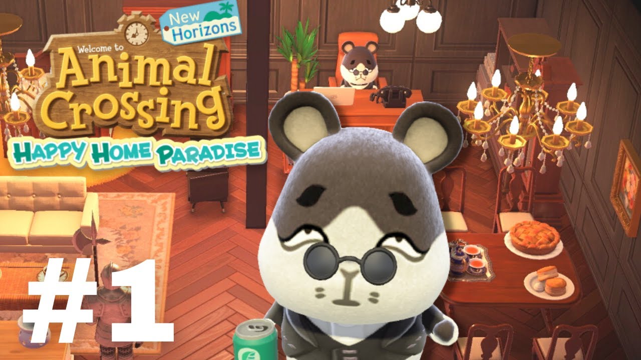 Designing Marlo's Mansion! - ACNH Happy Home Paradise DLC Gameplay Part 1