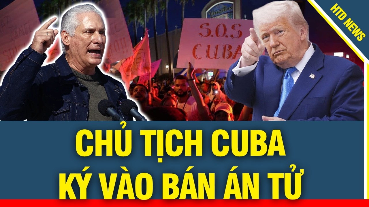 THÔI XONG! Chủ tịch Cuba quay lưng phút chót bảo vệ quyền lực, Trump tuyên bố một câu lạnh sống lưng