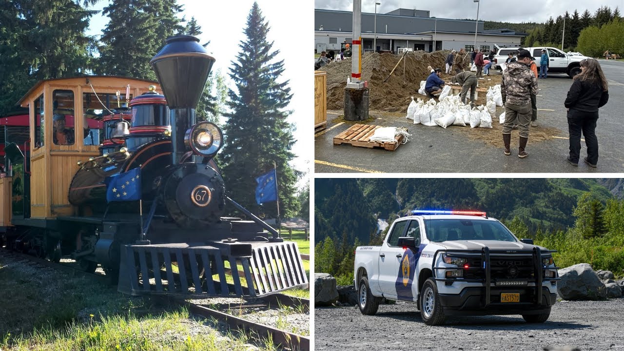 AROUND ALASKA: Flood Prep, Derailed, and Calendar Cruiser!