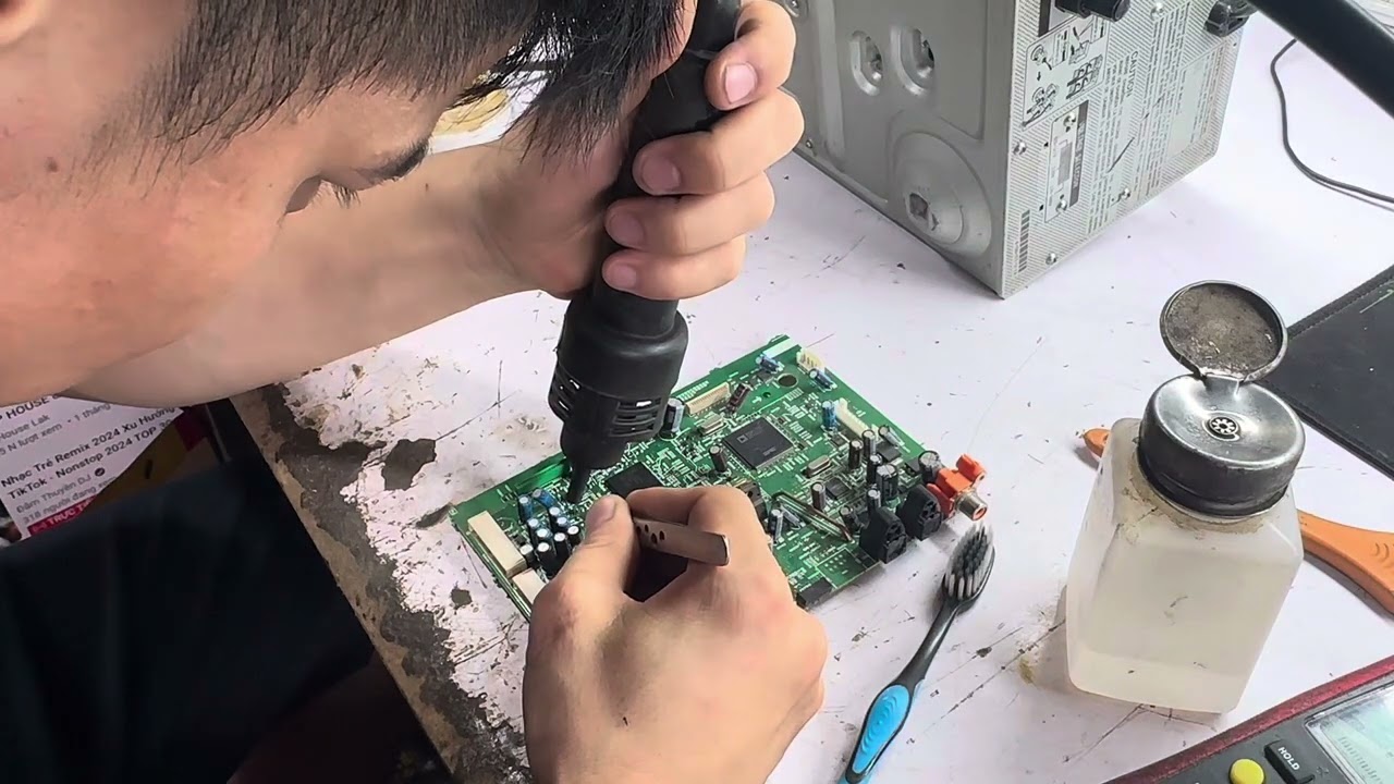 Sửa sony 7.2 str-km7500 , str-km7600 mất hiển thị