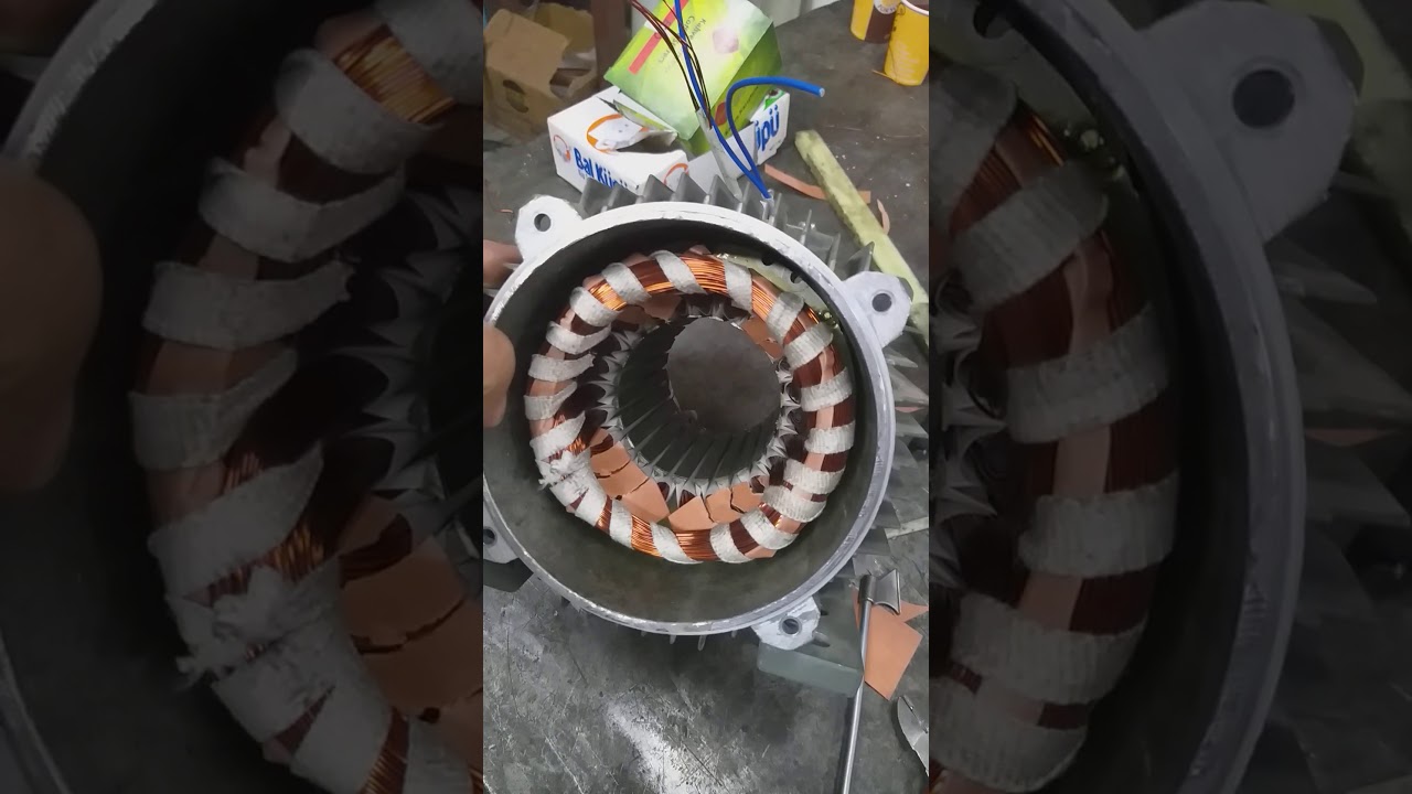 Bobinajcılık Büyük Elektrik Motorlarlarını Sarıma Hazırlama
