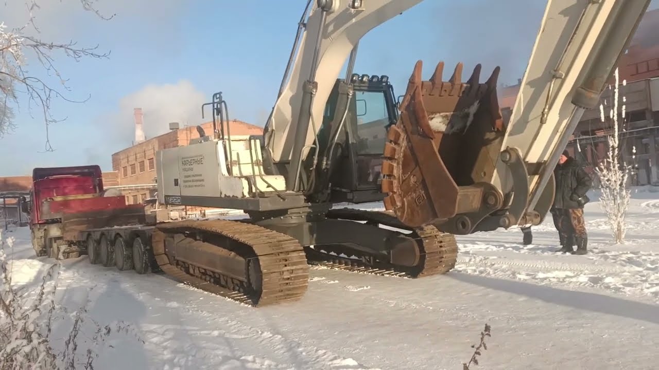 Распаковка экскаватора RM Terex TX220