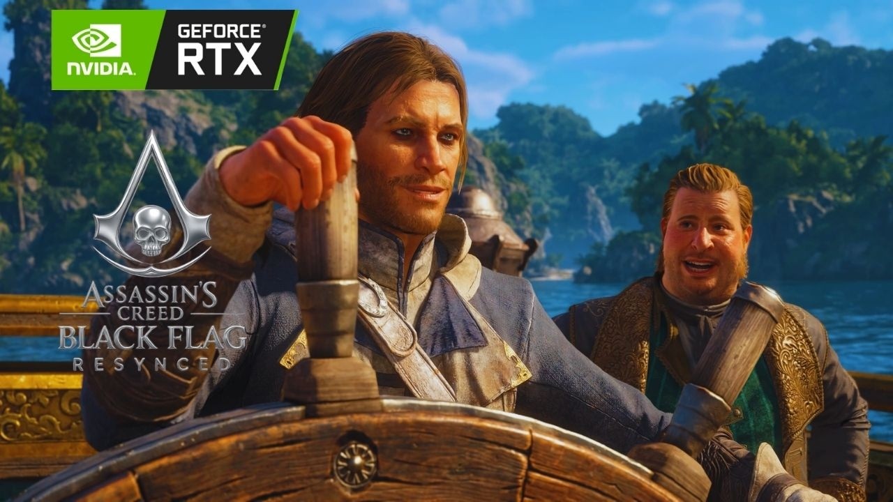 AC Black Flag Resynced on RTX 5080 | 4K Ultrawide 60FPS Max Graphics (Intro Gameplay)