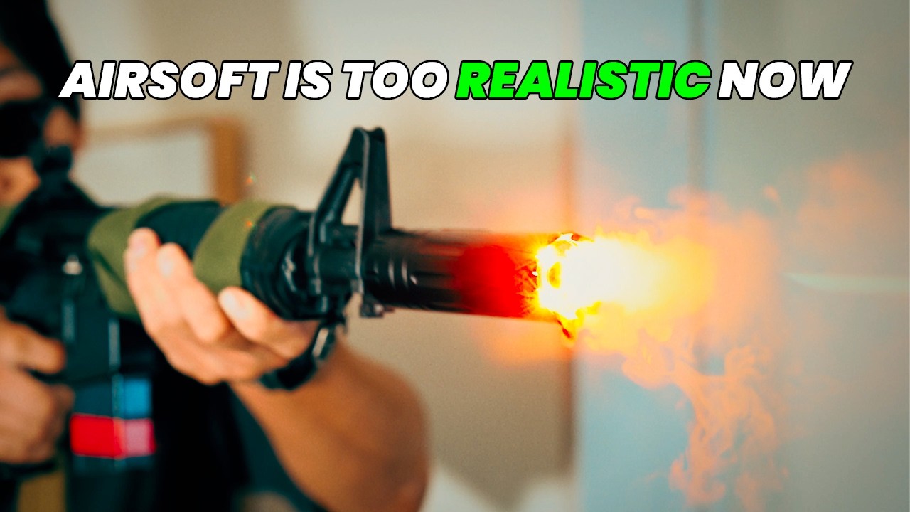 Airsoft now has smoke tracer units, and its amazing.