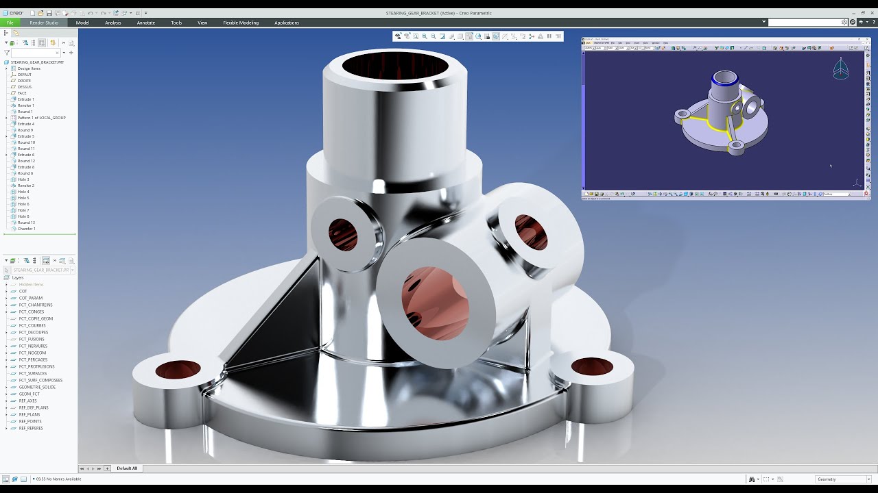 Creo PARAMETRIC vs CATIA V5 : Suivez le guide, ép. 2.