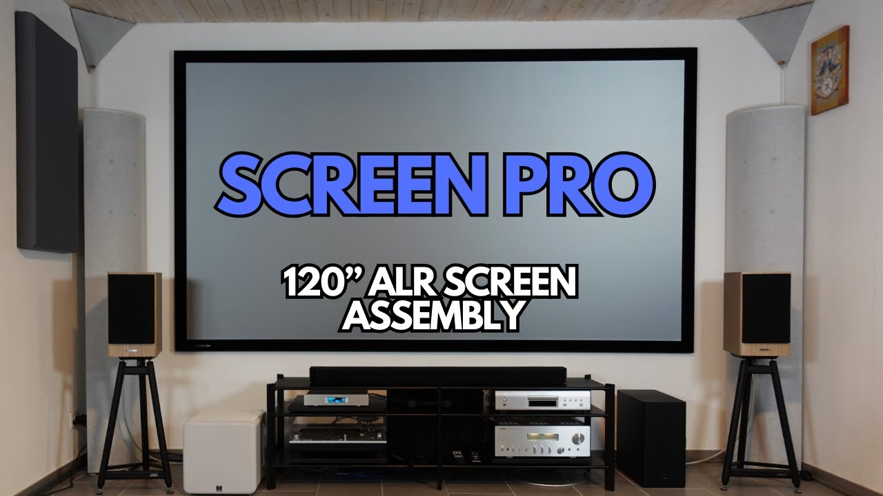 How to Assemble a 120&rdquo; Fixed Frame Projector Screen (Screen Pro 120