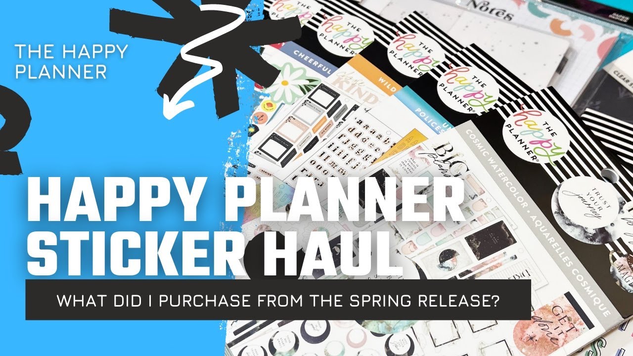 Happy Planner Sticker Haul || Spring Release 2022