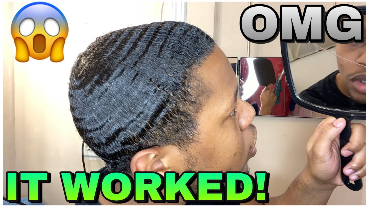 I Changed My HAIR TEXTURE Instantly | COARSE TO MEDIUM 360 WAVES !!! 😱