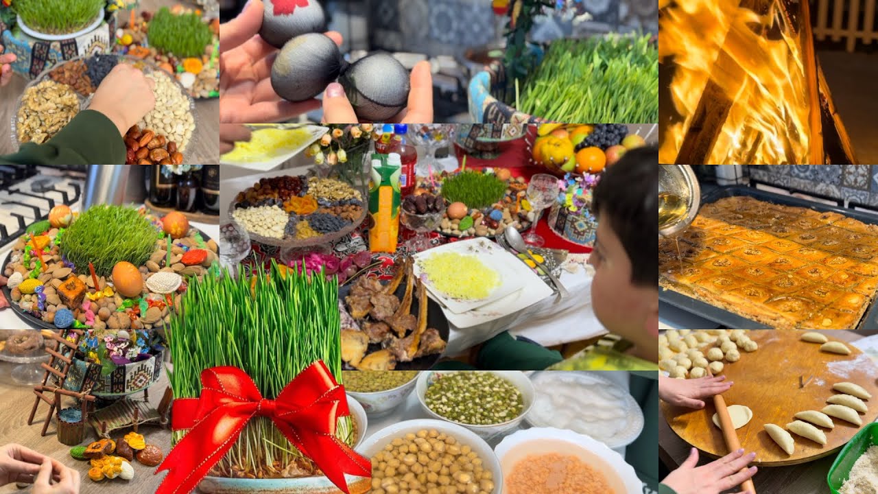 NOVRUZ BAYRAMI/SEKERBURA/PAXLAVA\YUMURTA BOYAMAQ\XONÇA/NOVRUZ SUFRESI