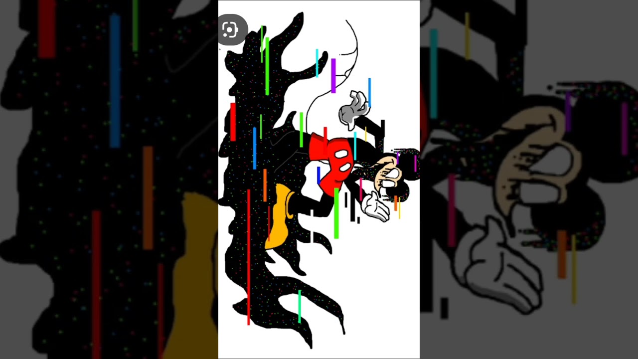 #fnfmod mickey mouse glitch V1