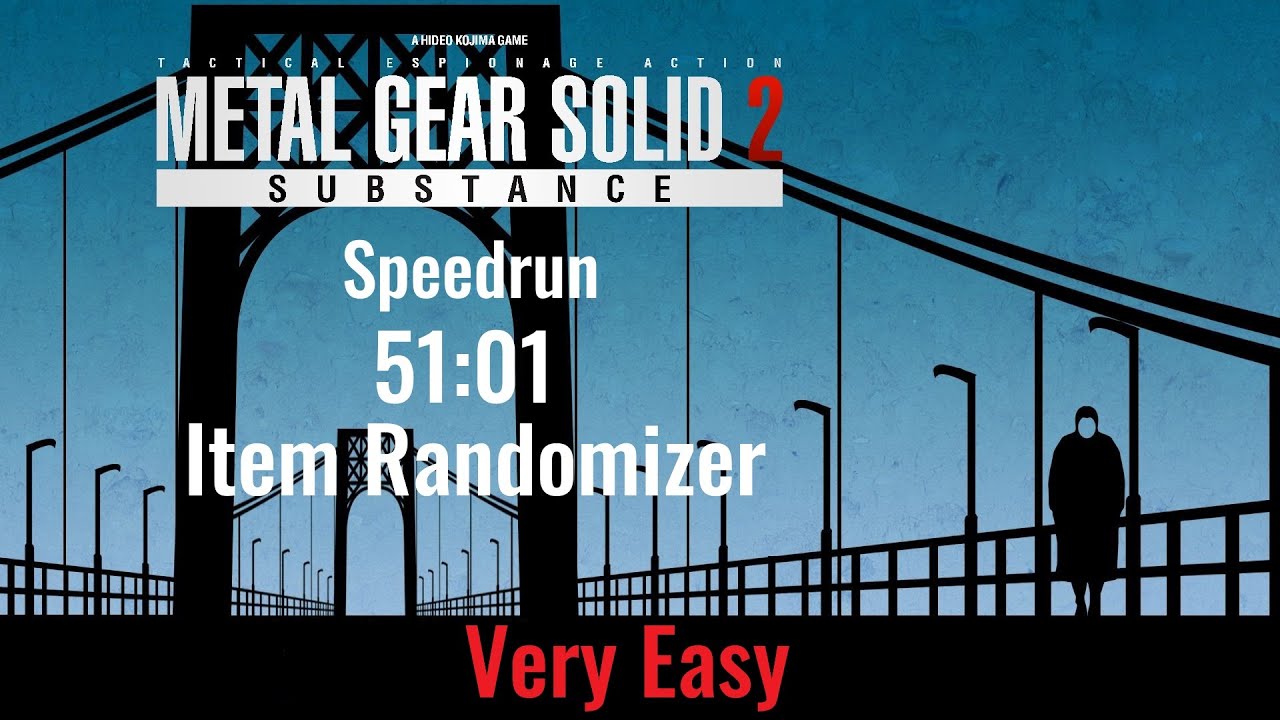 Metal Gear Solid 2 Item Randomizer Speedrun in 51:01