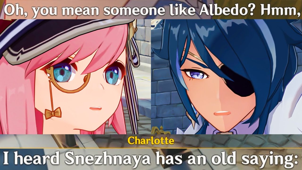 CHARLOTTE Meets KAEYA in Mondstadt Cutscene Genshin Impact