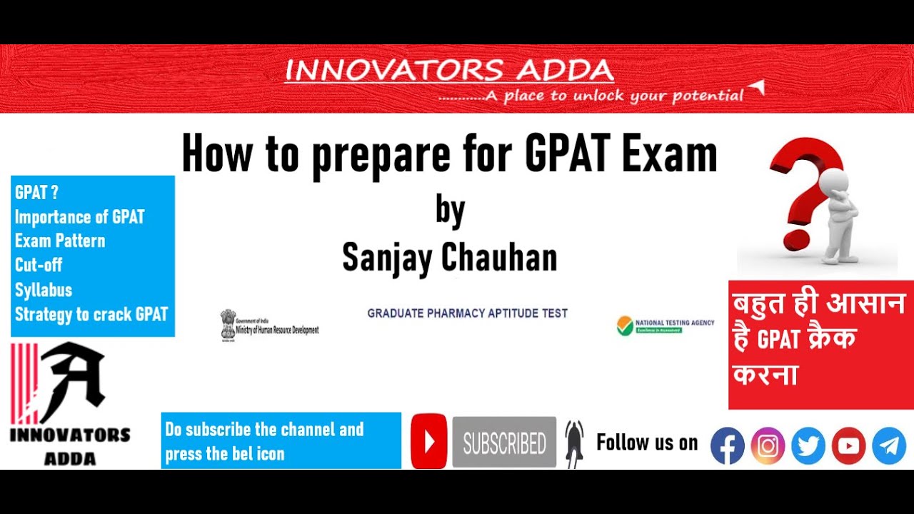 How to prepare & Crack GPAT Exam [Best strategy]