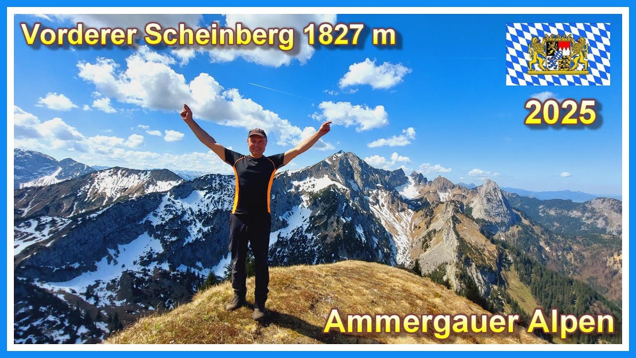 Wanderung auf den Vorderen Scheinberg | Ammergauer Alpen 2025 | 4K |