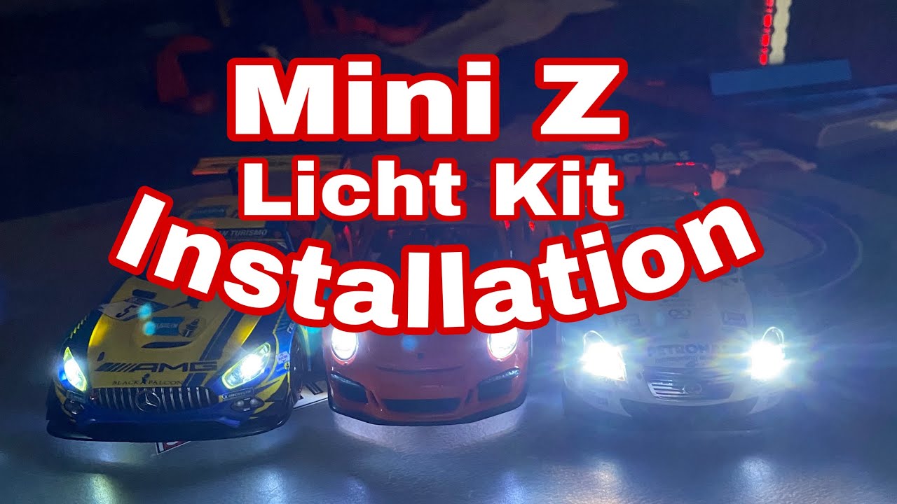 Mini Z Kyosho Licht Kit Installation