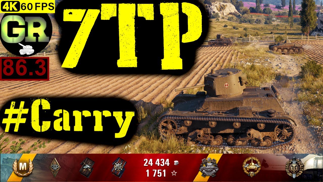 86_World of Tanks 7TP WoT Replay - 9 Kills 1.3K DMG(Patch 1.4.0)
