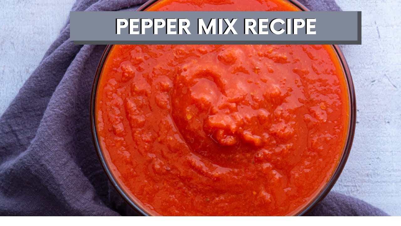 THE PERFECT PEPPER MIX RECIPE |  ONE PEPPER MIX, MULTIPLE USES  |THE KITCHEN MUSE