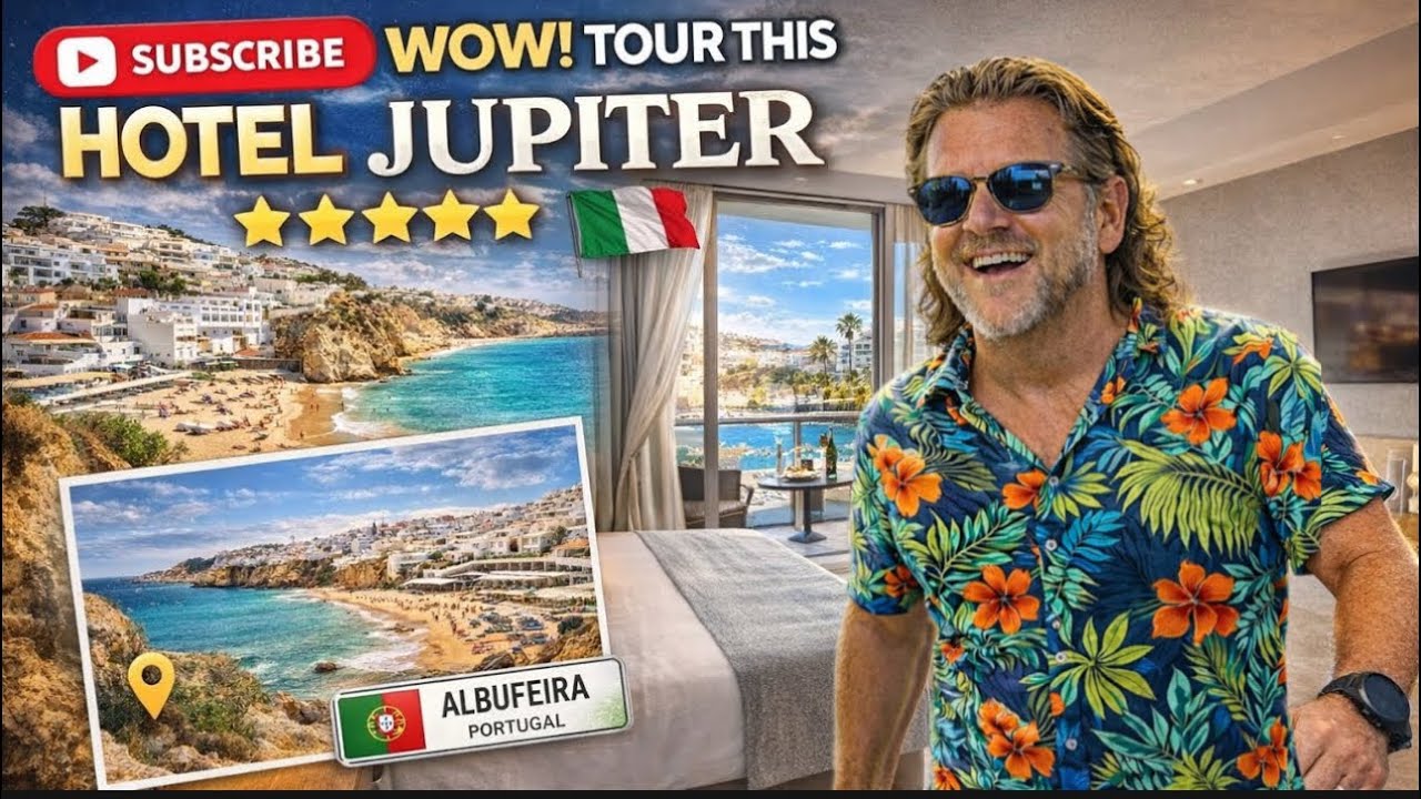Jaw-Dropping: Double Classic Room at 5 Star All Inclusive Jupiter Hotel in Albufeira Portugal