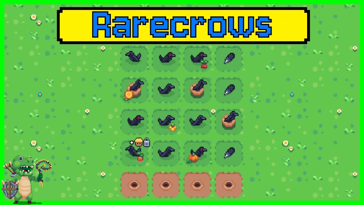 Clearing up some misinformation about the Rarecrows minigame