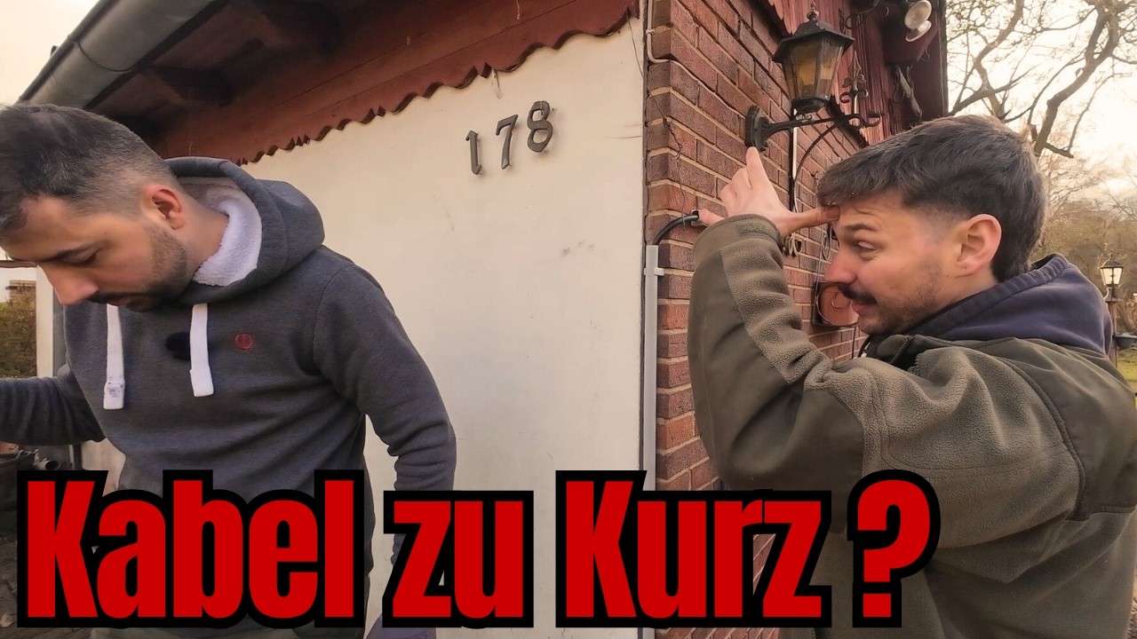 Werkstatt Teil 2: Endlich Strom im Garten! Kabel verlegen zu der Laube