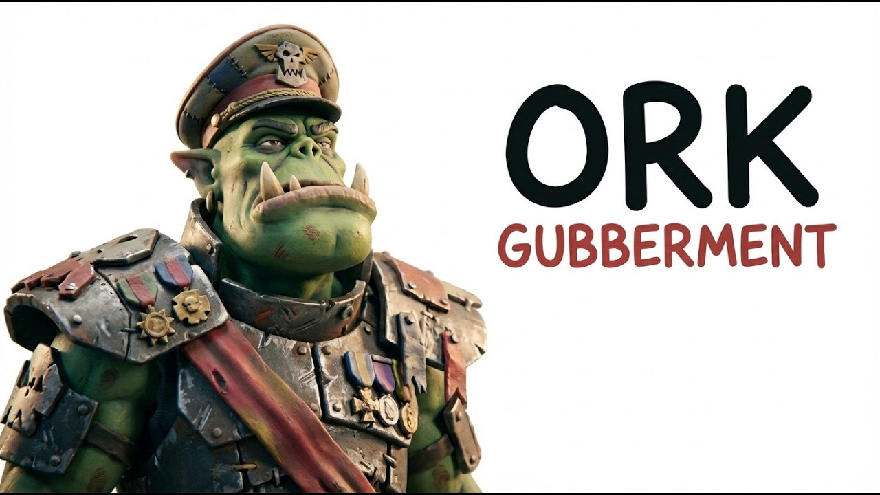 The Ork Who Built a Working Government (By Accident) | Warhammer 40K