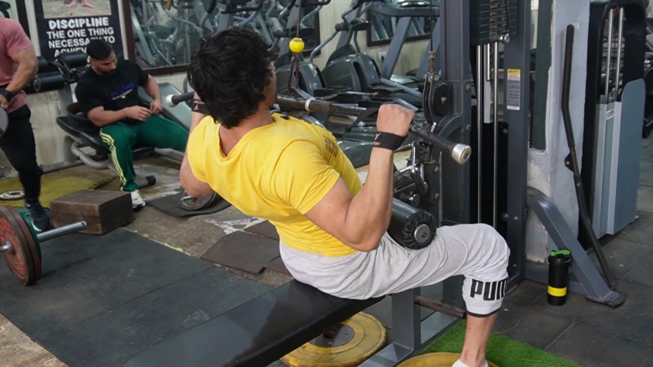 Gaining session  II Back & Shoulder workout || Guruji-Mr.Mukesh Gahlot || Amit Yadav