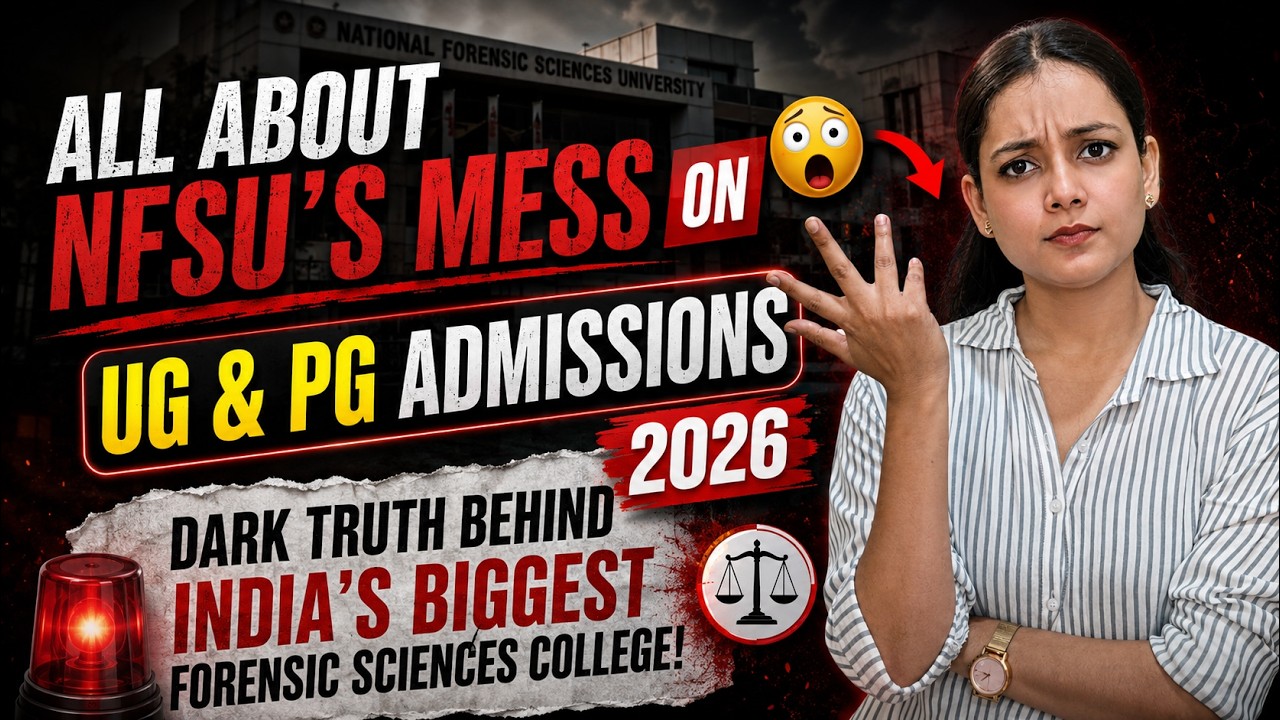 NFSU Messed Up! Is The Future of UG & PG Aspirants in Safe Hands? #nfsu #cuet #forensicscience